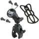 RAM Mount Small Tough-Claw Base w/Short Double Socket Arm and Universal X-Grip Cell/iPhone Cradle [RAM-B-400-A-HOL-UN7BU] - Premium Rail/Handle Bar Mounts from RAM Mounting Systems - Just $83.99! Shop now at Brushy Creek Marine
