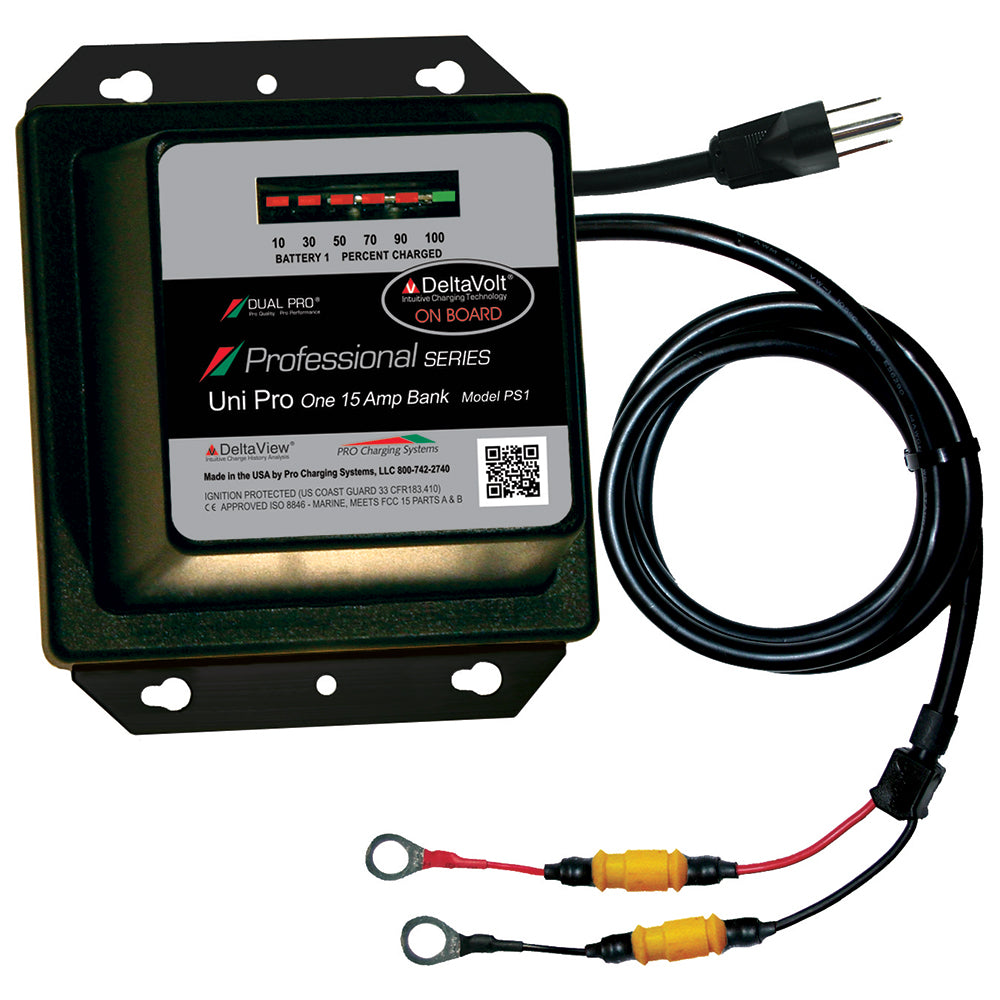 Dual Pro Professional Series Battery Charger - 15A - 1-Bank - 12V [PS1] - Premium Battery Chargers from Dual Pro - Just $325.99! Shop now at Brushy Creek Marine