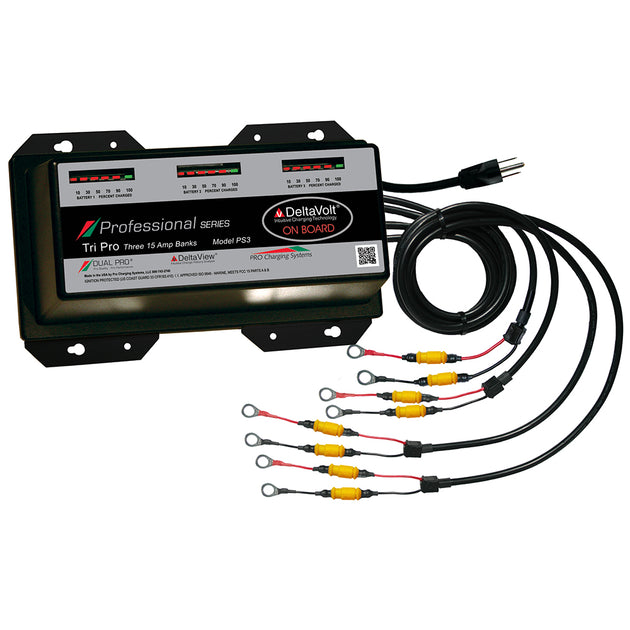 Dual Pro Professional Series Battery Charger - 45A - 3-15A-Banks - 12V-36V [PS3] - Premium Battery Chargers from Dual Pro - Just $698.99! Shop now at Brushy Creek Marine