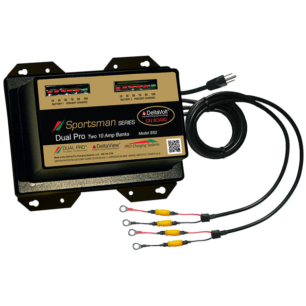 Dual Pro Sportsman Series Battery Charger - 20A - 2-10A-Banks - 12V/24V [SS2] - Premium Battery Chargers from Dual Pro - Just $385.99! Shop now at Brushy Creek Marine