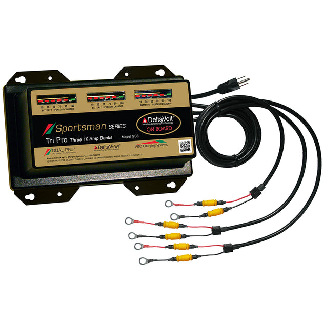 Dual Pro Sportsman Series Battery Charger - 30A - 3-10A-Banks - 12V-36V [SS3] - Premium Battery Chargers from Dual Pro - Just $553.99! Shop now at Brushy Creek Marine