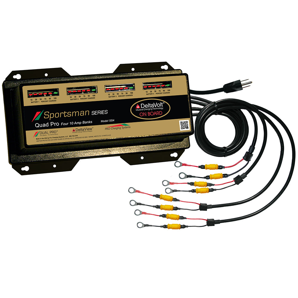 Dual Pro Sportsman Series Battery Charger - 40A - 4-10A-Banks - 12V-48V [SS4] - Premium Battery Chargers from Dual Pro - Just $732.99! Shop now at Brushy Creek Marine