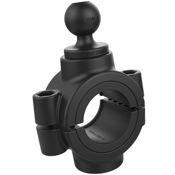 RAM Mount Torque 1-1/2" - 2" Diameter Rail Base w/1" Pin-Lock Ball [RAM-B-351-415-15-2U] - Premium Rail/Handle Bar Mounts from RAM Mounting Systems - Just $43.49! Shop now at Brushy Creek Marine