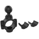 RAM Mount Torque 1-1/2" - 2" Diameter Rail Base with 1.5" Pin-Lock Ball [RAM-351-415-15-2U] - Premium Rail/Handle Bar Mounts from RAM Mounting Systems - Just $47.99! Shop now at Brushy Creek Marine
