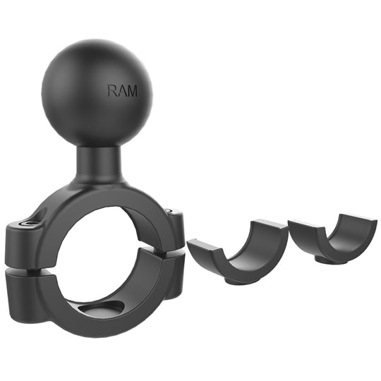 RAM Mount Torque 1-1/8" - 1-1/2" Diameter Handlebar/Rail Base with C Size 1.5" Ball [RAM-408-112-15U] - Premium Rail/Handle Bar Mounts from RAM Mounting Systems - Just $28.49! Shop now at Brushy Creek Marine