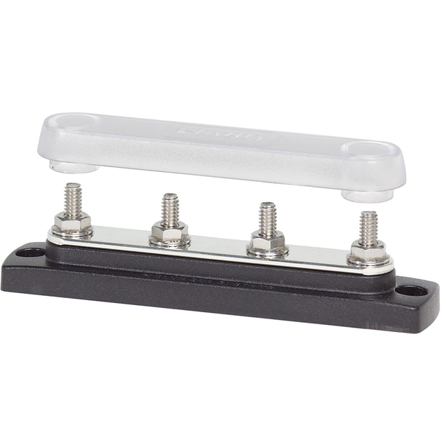 Blue Sea 2307 Common 150A BusBar - (4) 1/4"-20 Studs w/Cover [2307] - Premium Busbars, Connectors & Insulators from Blue Sea Systems - Just $38.99! Shop now at Brushy Creek Marine