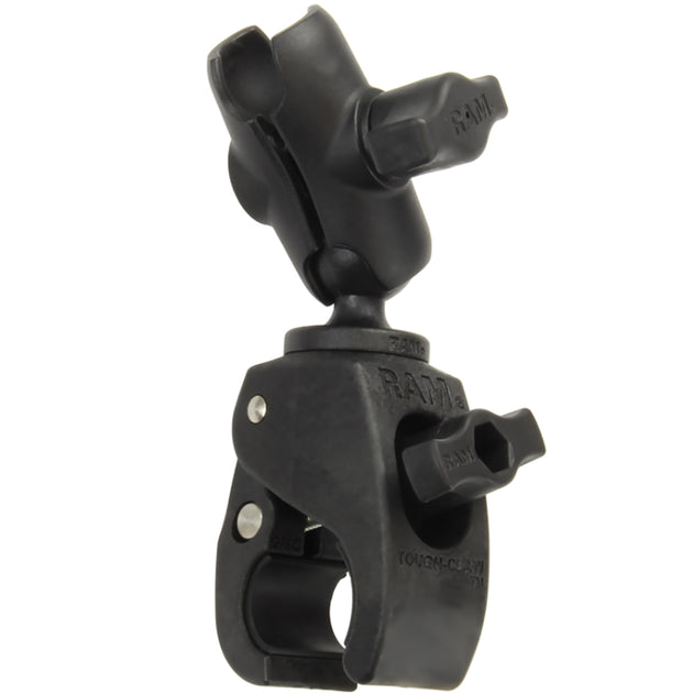 RAM Mount Tough-Claw Small Clamp Mount w/Double Socket Arm - 1" Ball [RAM-B-400-201-AU] - Premium Rail/Handle Bar Mounts from RAM Mounting Systems - Just $51.49! Shop now at Brushy Creek Marine
