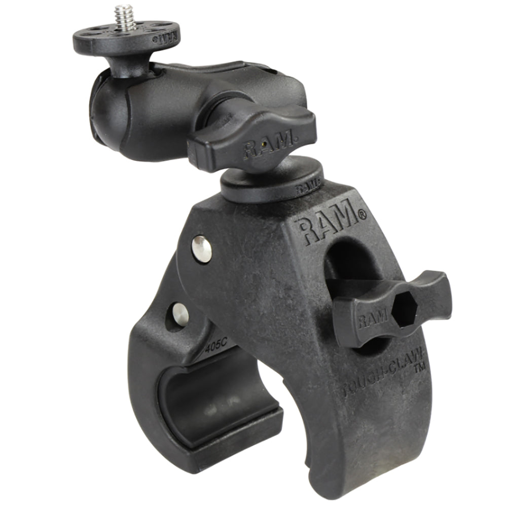 RAM Mount Medium Tough-Claw w/Short Arm 1/4"-20 Stud [RAM-B-404-A-366U] - Premium Camera Mounts from RAM Mounting Systems - Just $65.99! Shop now at Brushy Creek Marine