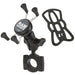 RAM Mount RAM Torque 1 1/8" - 1 1/2" Diameter Handlebar/Rail Base with B Size 1" Ball, Short Arm and X-Grip for Phones [RAM-B-408-112-15-A-UN7U] - Premium Cell Phone Mounts from RAM Mounting Systems - Just $71.99! Shop now at Brushy Creek Marine
