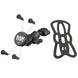 RAM Mount RAM Torque 3/8" - 5/8" Diameter Mini Rail Base with 1" Ball, Short Arm and X-Grip for Larger Phones [RAM-B-408-37-62-A-UN10] - Premium Cell Phone Mounts from RAM Mounting Systems - Just $81.99! Shop now at Brushy Creek Marine
