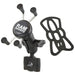RAM Mount RAM Torque 3/4" - 1" Diameter Handlebar/Rail Base with 1" Ball, Short Arm and X-Grip for Phones [RAM-B-408-75-1-A-UN7U] - Premium Cell Phone Mounts from RAM Mounting Systems - Just $71.49! Shop now at Brushy Creek Marine