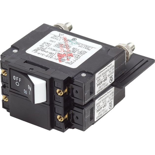 Blue Sea 7467 UL-489 Circuit Breaker - 50A Raised Rocker [7467] - Premium Circuit Breakers from Blue Sea Systems - Just $130.99! Shop now at Brushy Creek Marine