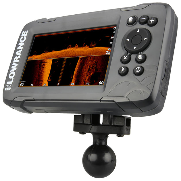 RAM Mount C Size 1.5" Fishfinder Ball Adapter for the Lowrance Hook2 Series [RAM-202-LO12] - Premium Marine Electronics Mounts from RAM Mounting Systems - Just $22.99! Shop now at Brushy Creek Marine