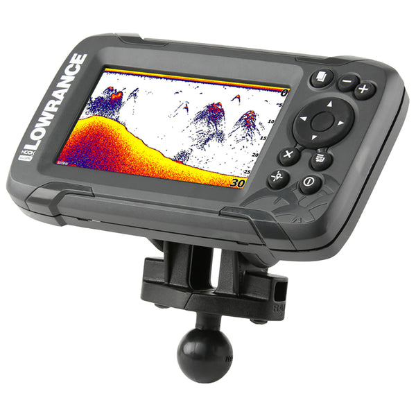 RAM Mount B Size 1" Fishfinder Ball Adapter for the Lowrance Hook2 Series [RAM-B-202-LO12] - Premium Marine Electronics Mounts from RAM Mounting Systems - Just $17.99! Shop now at Brushy Creek Marine