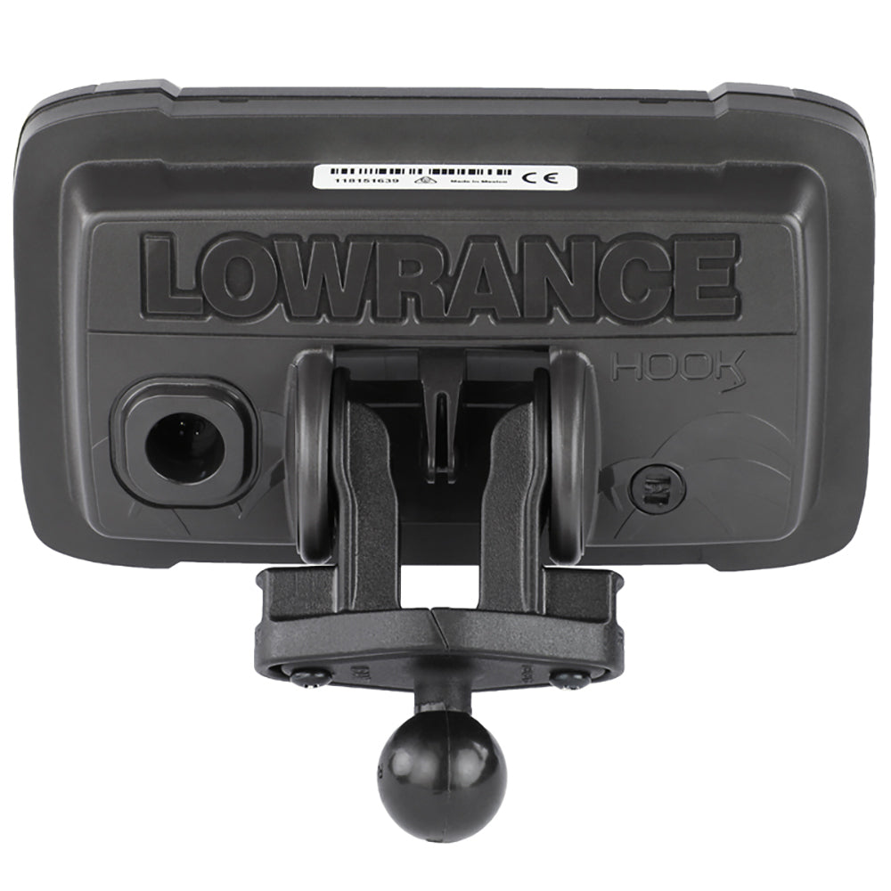 RAM Mount B Size 1" Fishfinder Ball Adapter for the Lowrance Hook2 Series [RAM-B-202-LO12] - Premium Marine Electronics Mounts from RAM Mounting Systems - Just $17.99! Shop now at Brushy Creek Marine
