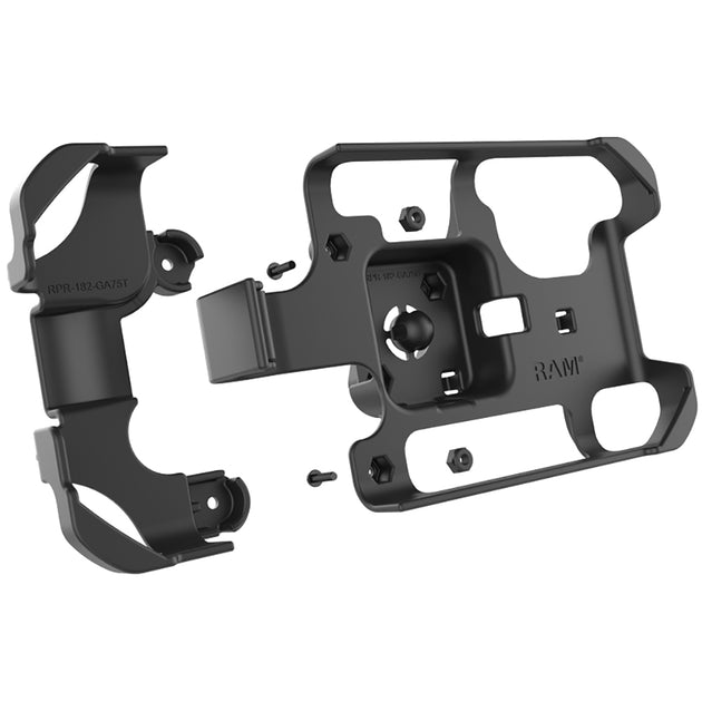 RAM Mount EZ-Rollr Locking Cradle for the Garmin Fleet 770, 780  790 [RAM-HOL-GA75LU] - Premium GPS Mounts from RAM Mounting Systems - Just $27.49! Shop now at Brushy Creek Marine