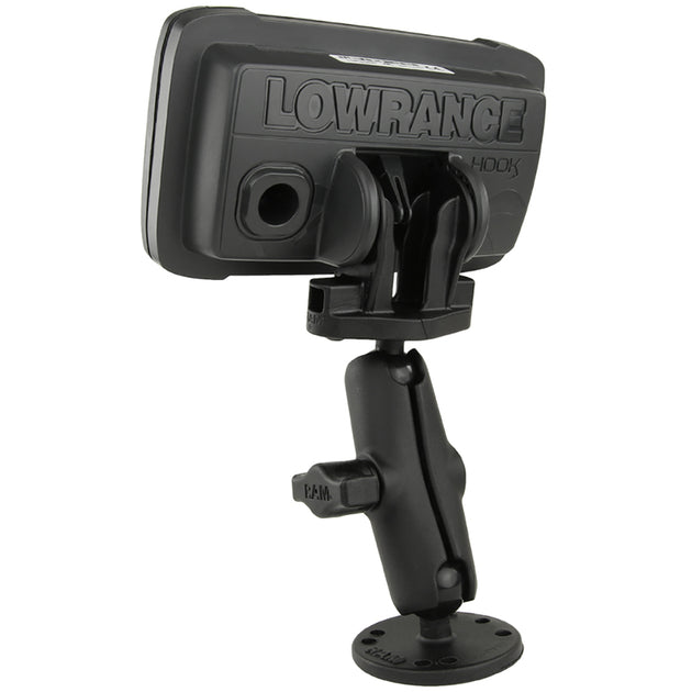 RAM Mount B Size 1" Fishfinder Mount for the Lowrance Hook2 Series [RAM-B-101-LO12] - Premium Marine Electronics Mounts from RAM Mounting Systems - Just $40.99! Shop now at Brushy Creek Marine