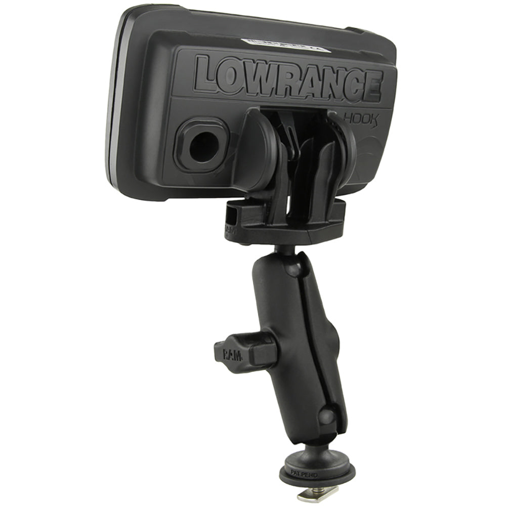 RAM Mount Fishfinder Mount f/Lowrance Hook2Series - 1" Track Mount [RAM-B-LO12-354-TRA1] - Premium Marine Electronics Mounts from RAM Mounting Systems - Just $42.99! Shop now at Brushy Creek Marine
