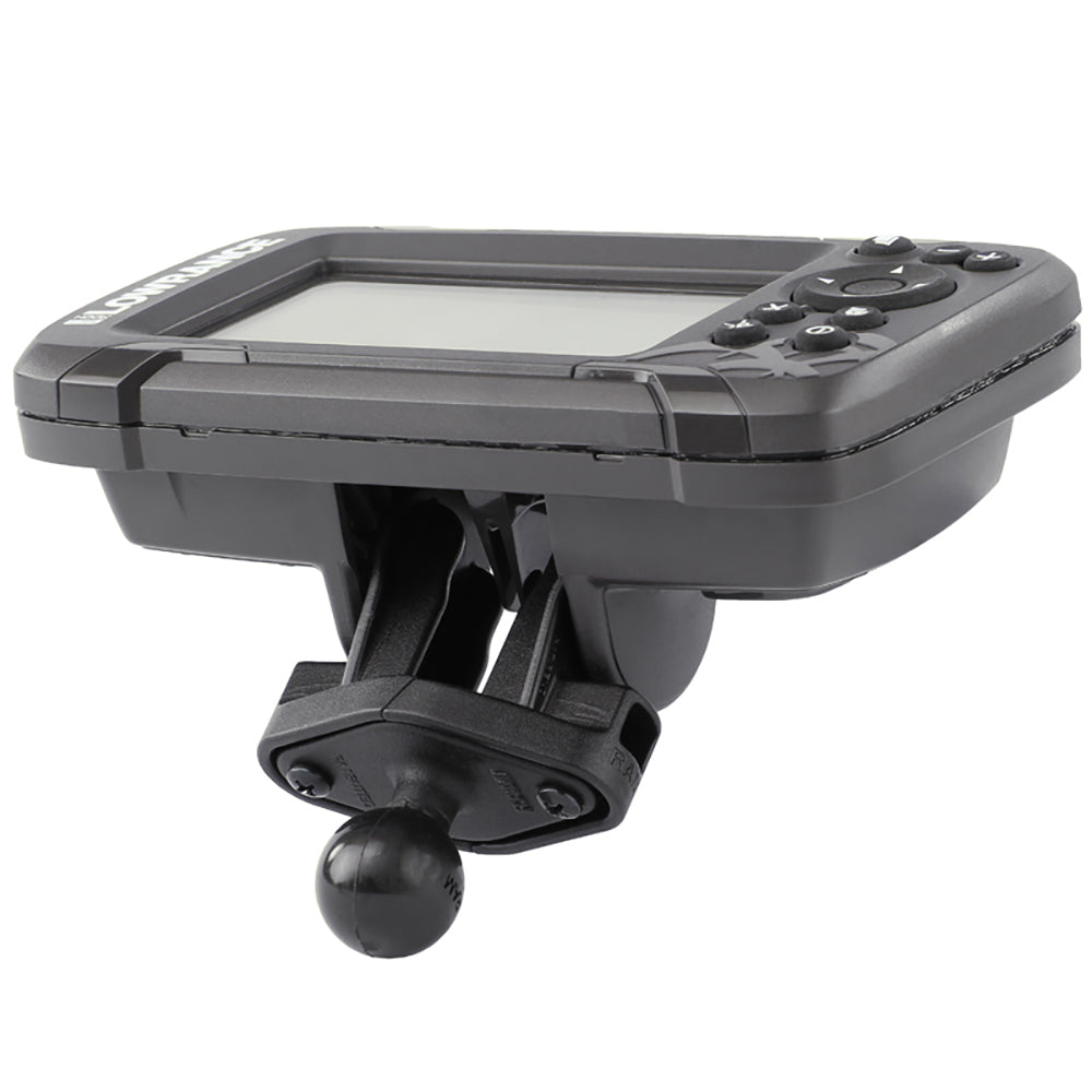 RAM Mount Fishfinder Mount f/Lowrance Hook2Series - 1" Track Mount [RAM-B-LO12-354-TRA1] - Premium Marine Electronics Mounts from RAM Mounting Systems - Just $42.99! Shop now at Brushy Creek Marine