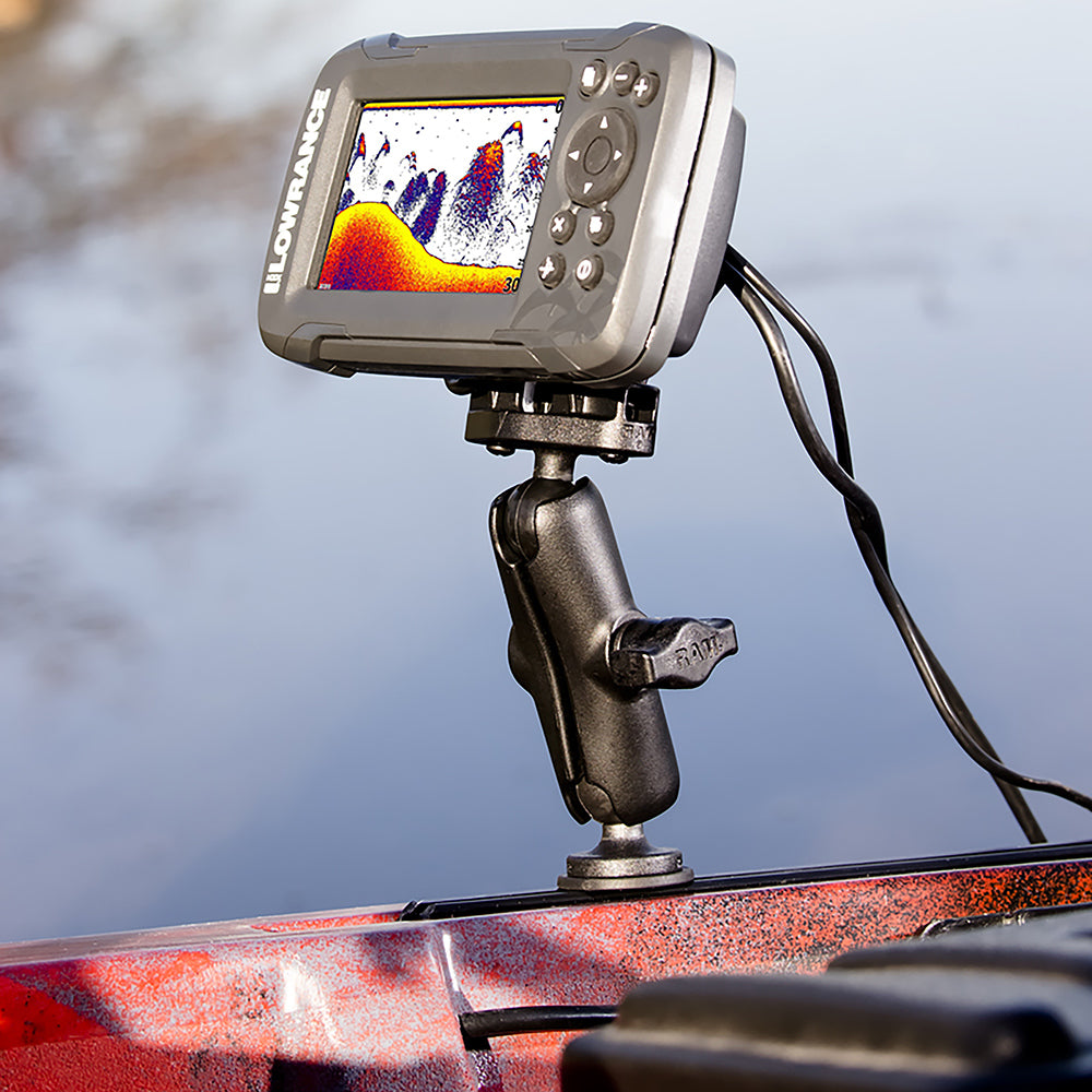 RAM Mount Fishfinder Mount f/Lowrance Hook2Series - 1" Track Mount [RAM-B-LO12-354-TRA1] - Premium Marine Electronics Mounts from RAM Mounting Systems - Just $42.99! Shop now at Brushy Creek Marine
