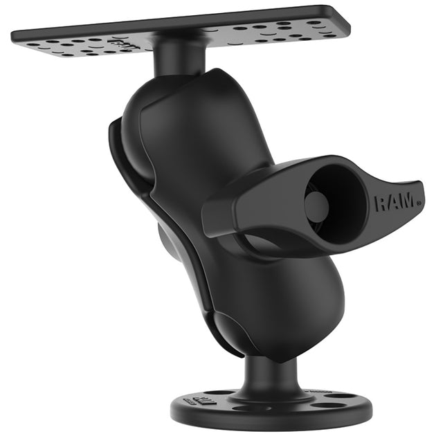 Ram Mount Universal D Size Ball Mount with Short Arm for 9"-12" Fishfinders and Chartplotters [RAM-D-115-C] - Premium Marine Electronics Mounts from RAM Mounting Systems - Just $127.49! Shop now at Brushy Creek Marine