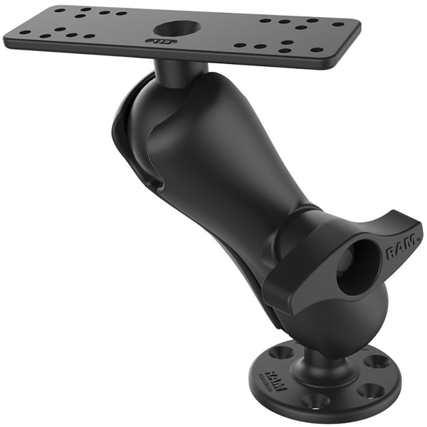 Ram Mount Universal D Size Ball Mount for 9"-12" Fishfinders and Chartplotters [RAM-D-115] - Premium Marine Electronics Mounts from RAM Mounting Systems - Just $159.99! Shop now at Brushy Creek Marine