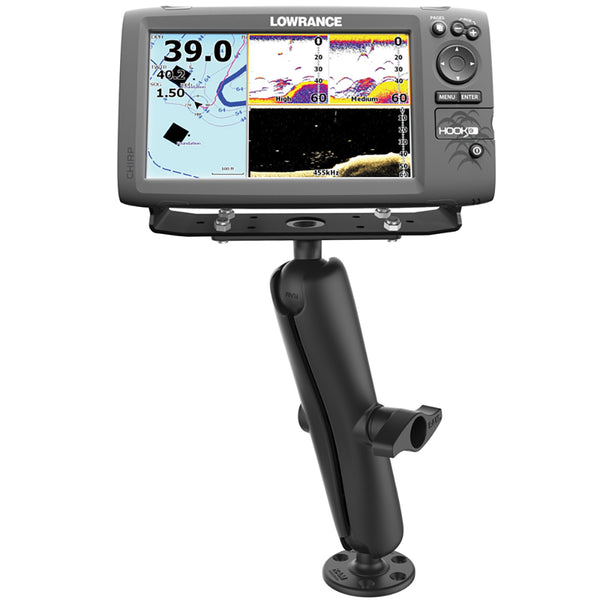 Ram Mount Universal D Size Ball Mount with Long Arm for 9"-12" Fishfinders and Chartplotters [RAM-D-115-E] - Premium Marine Electronics Mounts from RAM Mounting Systems - Just $179.49! Shop now at Brushy Creek Marine
