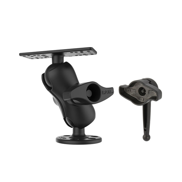 Ram Mount Universal D Size Ball Mount with Short Arm and Hi-Torq Wrench for 9"-12" Fishfinders and Chartplotters [RAM-D-115-C-KNOB9H] - Premium Marine Electronics Mounts from RAM Mounting Systems - Just $146.49! Shop now at Brushy Creek Marine