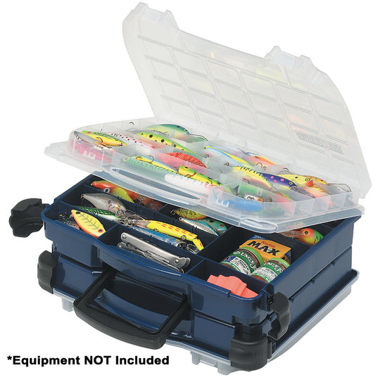 Plano Lockjaw Double Satchel - Blue [395210] - Premium Tackle Storage from Plano - Just $49.99! Shop now at Brushy Creek Marine