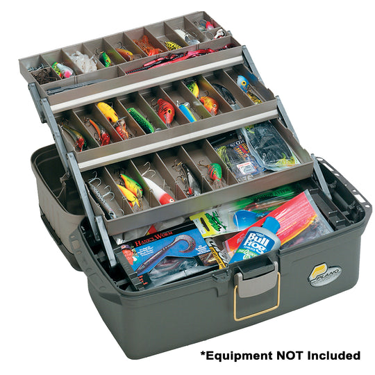 Plano Guide Series Tray Tackle Box - Graphite/Sandstone [613403] - Premium Tackle Storage from Plano - Just $49.99! Shop now at Brushy Creek Marine