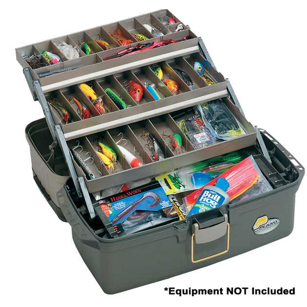 Plano Guide Series Tray Tackle Box - Graphite/Sandstone [613403] - Premium Tackle Storage from Plano - Just $49.99! Shop now at Brushy Creek Marine