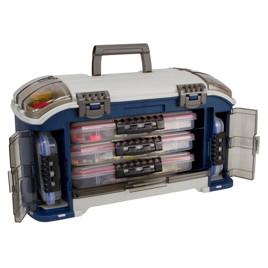 Plano Elite Series Angled Tackle System 3700 - Blue [797010] - Premium Tackle Storage from Plano - Just $159.99! Shop now at Brushy Creek Marine