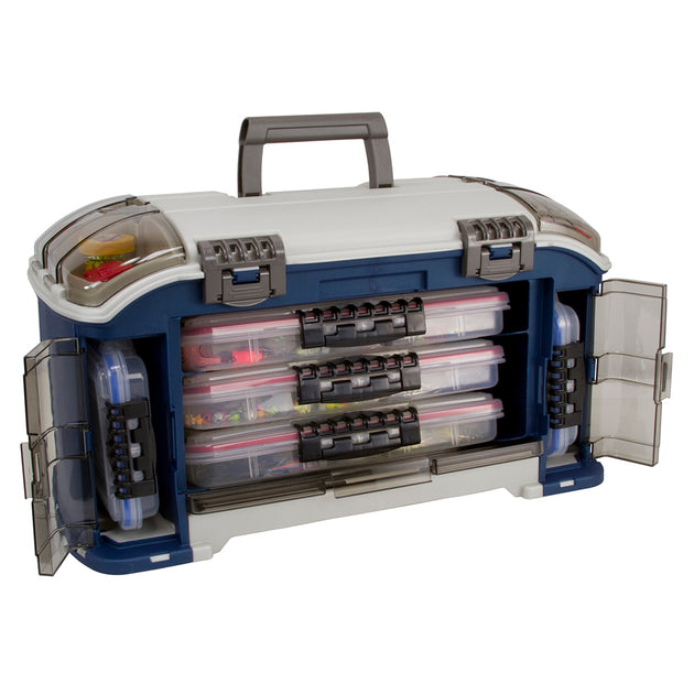 Plano Elite Series Angled Tackle System 3700 - Blue [797010] - Premium Tackle Storage from Plano - Just $159.99! Shop now at Brushy Creek Marine