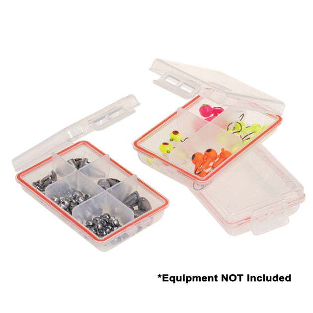 Plano Waterproof Terminal 3-Pack Tackle Boxes - Clear [106100] - Premium Tackle Storage from Plano - Just $11.99! Shop now at Brushy Creek Marine
