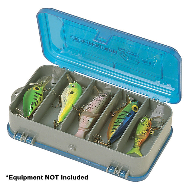 Plano Double-Sided Tackle Organizer Small - Silver/Blue [321309] - Premium Tackle Storage from Plano - Just $8.99! Shop now at Brushy Creek Marine