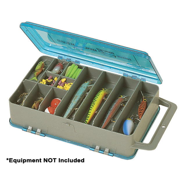Plano Double-Sided Tackle Organizer Medium - Silver/Blue [321508] - Premium Tackle Storage from Plano - Just $24.99! Shop now at Brushy Creek Marine