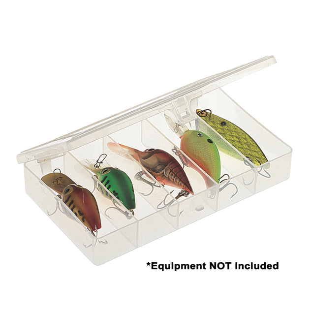Plano Five-Compartment Stowaway 3400 - Clear [344985] - Premium Tackle Storage from Plano - Just $4.99! Shop now at Brushy Creek Marine