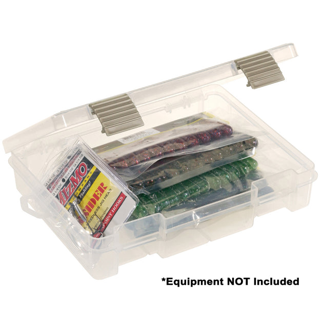 Plano ProLatch Open-Compartment Stowaway Half-Size 3700 - Clear [2371500] - Premium Tackle Storage from Plano - Just $7.99! Shop now at Brushy Creek Marine