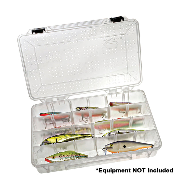 Plano Deep Hydro-Flo Stowaway 3700 - Clear [437300] - Premium Tackle Storage from Plano - Just $17.99! Shop now at Brushy Creek Marine