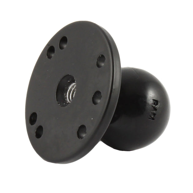RAM Mount 2.5" Round Base w/3/8"-16 Female Threaded Hol  1.5" Ball [RAM-202CNSU] - Premium C Size from RAM Mounting Systems - Just $19.49! Shop now at Brushy Creek Marine