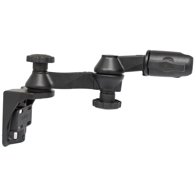 RAM Mount Vertical Mounting Base w/Double 6" Swing Arm  Swivel Single Socket f/1.5" Balls [RAM-109VS-5NBU] - Premium Swing Arm Mounts from RAM Mounting Systems - Just $112.49! Shop now at Brushy Creek Marine