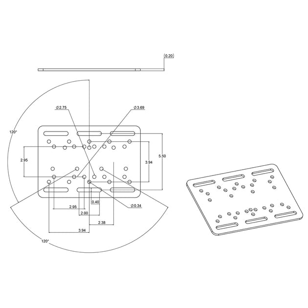 RAM Mount Forklift Overhead Guard Plate w/D Size 2.25" Ball [RAM-335-D-246] - Premium Rail/Handle Bar Mounts from RAM Mounting Systems - Just $152.49! Shop now at Brushy Creek Marine