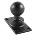RAM Mount 50mm x 100mm Half VESA Plate Adapter w/D Size 2.25" Ball [RAM-D-243U] - Premium D Size from RAM Mounting Systems - Just $39.99! Shop now at Brushy Creek Marine