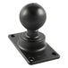 RAM Mount 50mm x 100mm Half VESA Plate Adapter w/D Size 2.25" Ball [RAM-D-243U] - Premium D Size from RAM Mounting Systems - Just $39.99! Shop now at Brushy Creek Marine