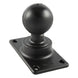 RAM Mount 50mm x 100mm Half VESA Plate Adapter w/D Size 2.25" Ball [RAM-D-243U] - Premium D Size from RAM Mounting Systems - Just $40.99! Shop now at Brushy Creek Marine