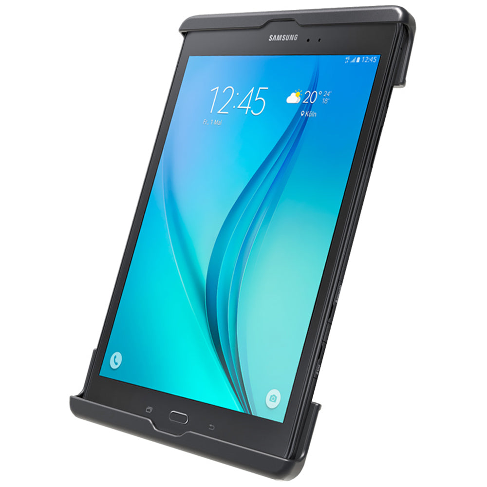 RAM Mount RAM Tab-Tite Cradle f/9.7" Tablets (or 10" Class Tablets) Including the Samsung Galaxy Tab A 9.7 [RAM-HOL-TAB28U] - Premium Tablet Mounts from RAM Mounting Systems - Just $33.49! Shop now at Brushy Creek Marine
