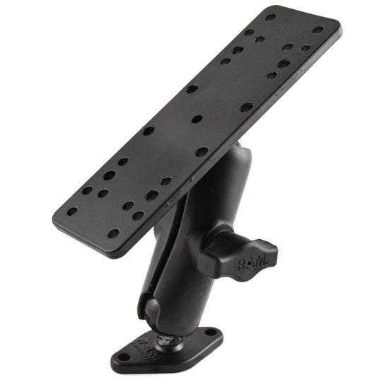 RAM Mount 1" Ball Mount w/6.25" X 2" Rectangle Base  Diamond Base [RAM-B-111-238U] - Premium Marine Electronics Mounts from RAM Mounting Systems - Just $38.99! Shop now at Brushy Creek Marine