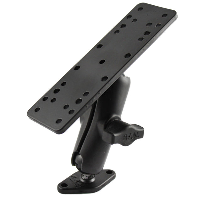 RAM Mount 1" Ball Mount w/6.25" X 2" Rectangle Base  Diamond Base [RAM-B-111-238U] - Premium Marine Electronics Mounts from RAM Mounting Systems - Just $38.99! Shop now at Brushy Creek Marine