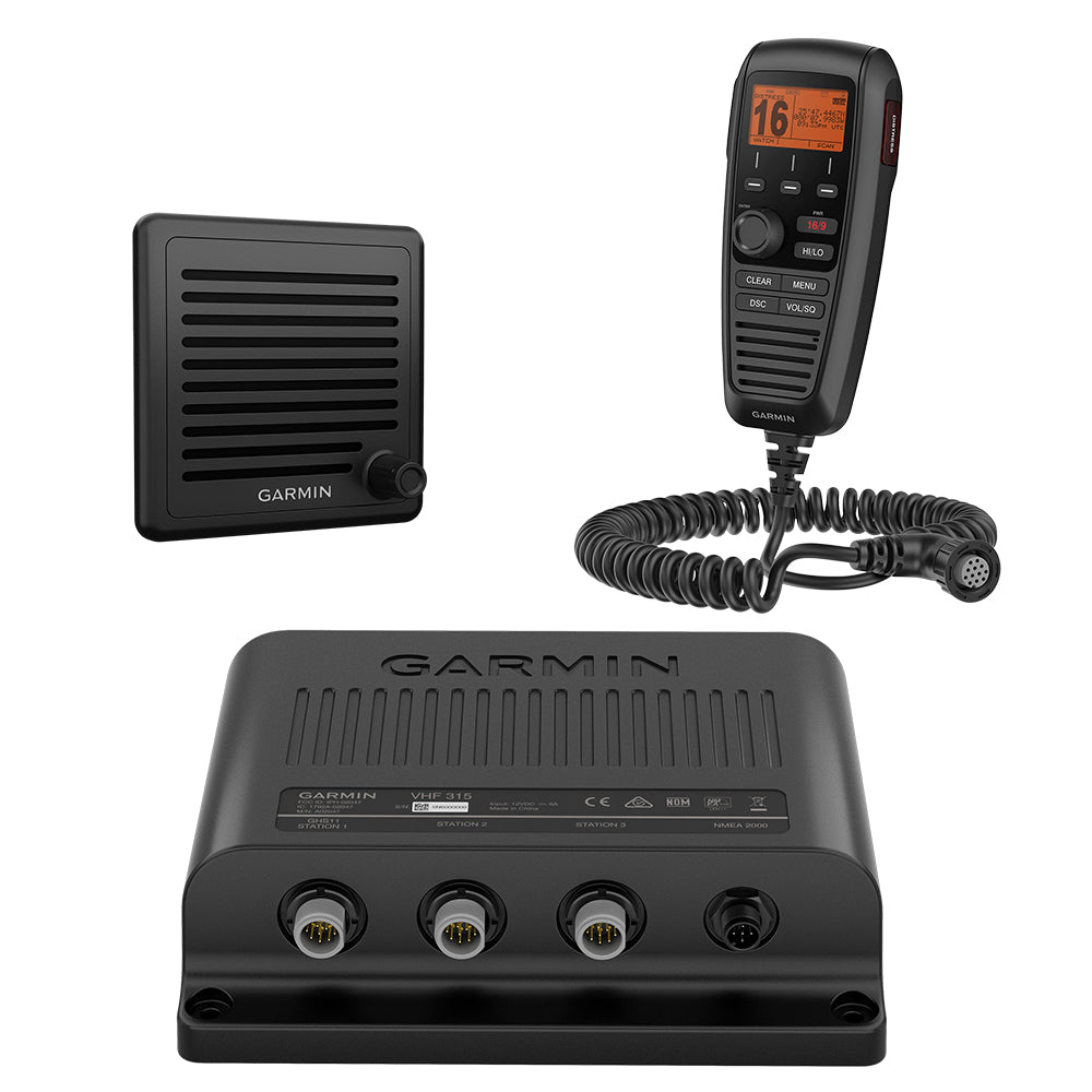 Garmin VHF 315 Marine Radio [010-02047-00] - Premium VHF - Fixed Mount from Garmin - Just $849.99! Shop now at Brushy Creek Marine