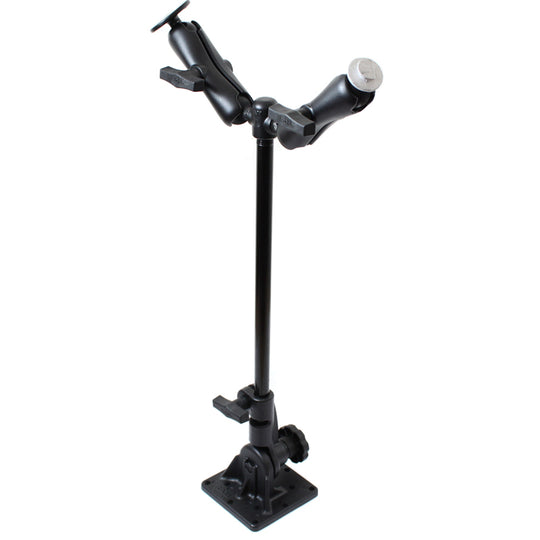 RAM Mount Floor Mount w/Velociti Ratchet Base [RAM-101U-VE2] - Premium Surface Mount from RAM Mounting Systems - Just $251.49! Shop now at Brushy Creek Marine